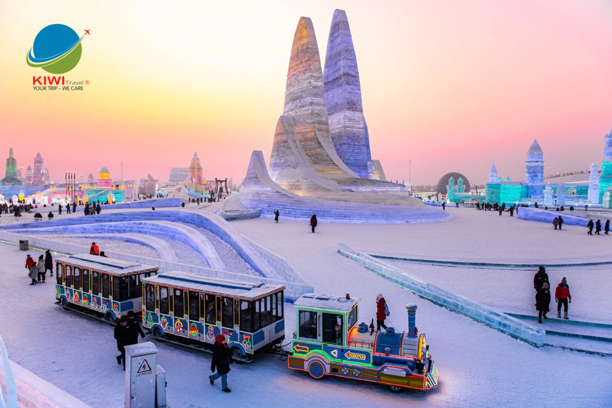 Khám phá thế giới băng tuyết tại Cáp Nhĩ Tân