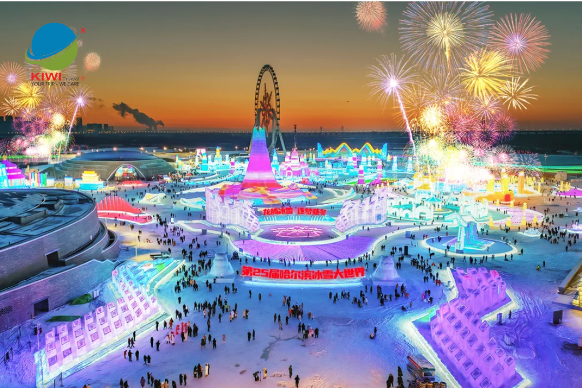 Khám phá thế giới băng tuyết tại Cáp Nhĩ Tân