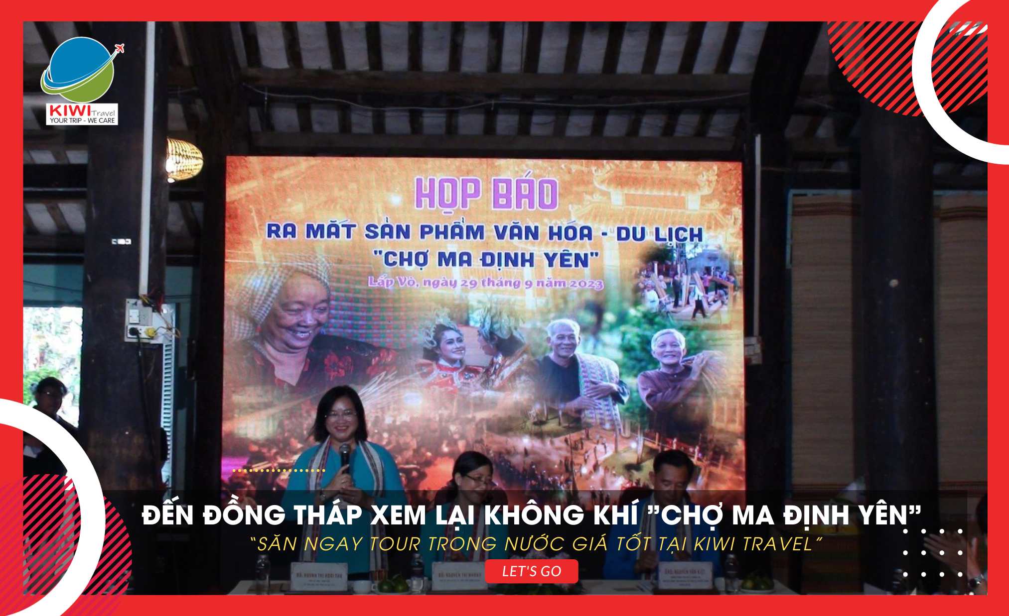 Đến Đồng Tháp xem lại không khí ''chợ ma Định Yên''
