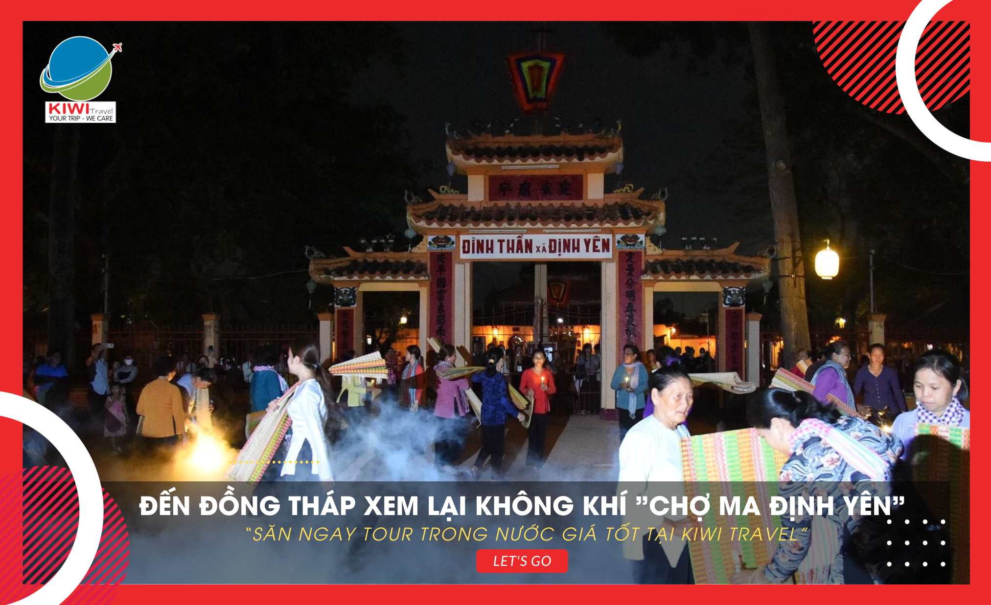 Đến Đồng Tháp xem lại không khí ''chợ ma Định Yên''