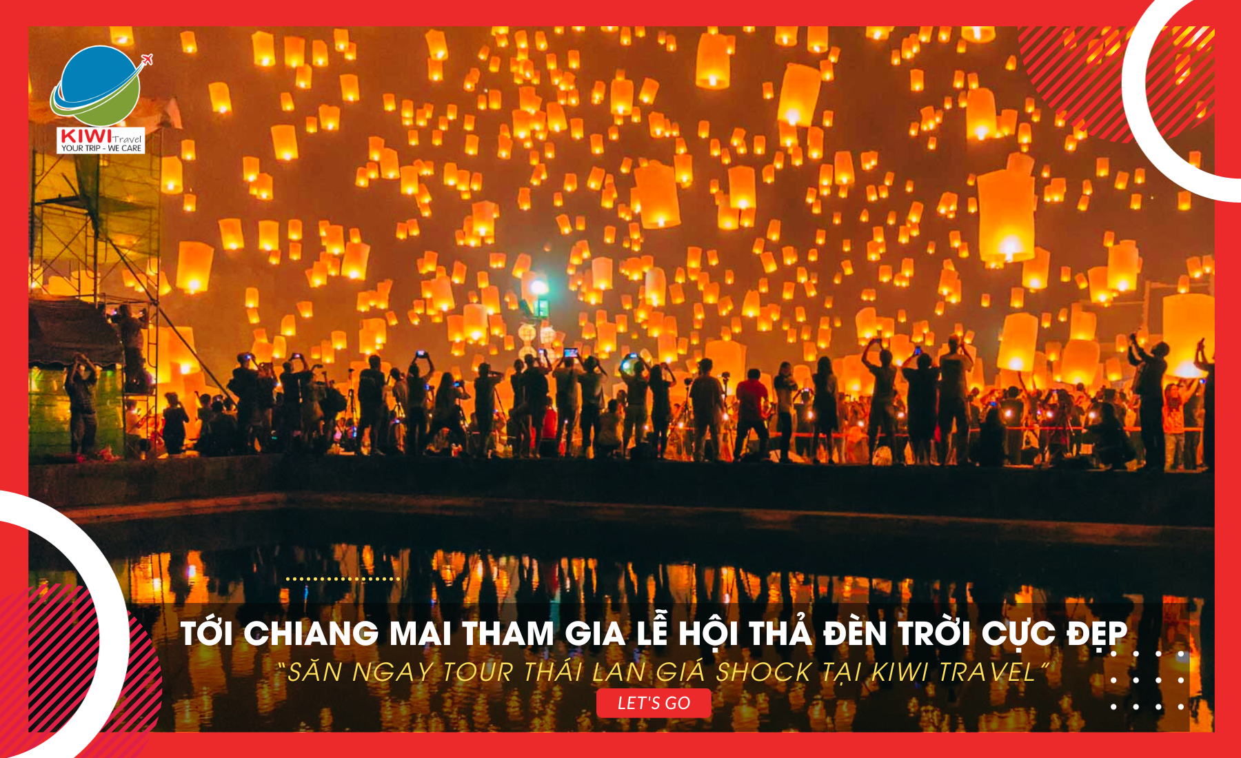 Lễ hội thả đèn trời Yi Peng ở Chiang Mai - Thái Lan