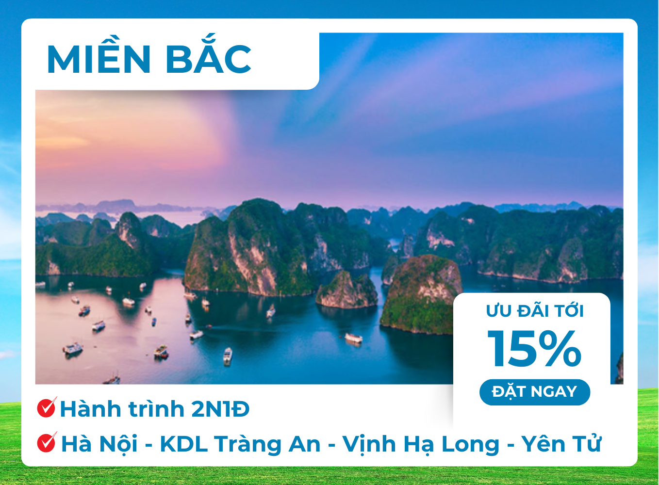 Hà Nội Ninh Bình Hạ Long 2n1đ