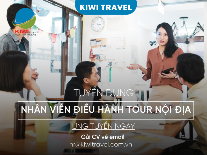 Nhân viên điều hành tour nội địa