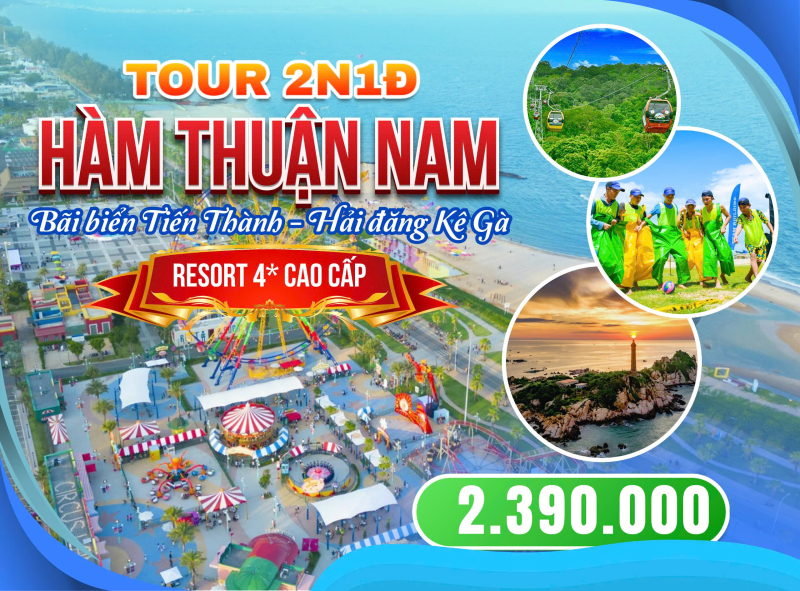 BIỂN HÀM THUẬN NAM - RESORT 4 SAO