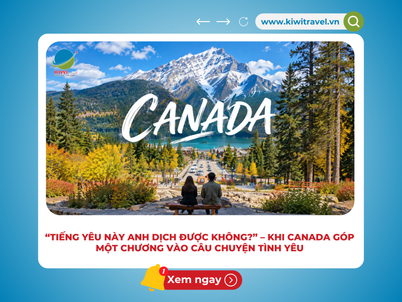 “TIẾNG YÊU NÀY ANH DỊCH ĐƯỢC KHÔNG?” – KHI CANADA GÓP MỘT CHƯƠNG VÀO CÂU CHUYỆN TÌNH YÊU 